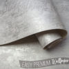 Roll of Distressed Silver and Grey Wallpaper