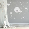 Happy Moon Wall Sticker in a Playroom