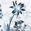A close up of Blue Flower Garden Mural