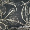 A close up of Charcoal Gold Tropical Wallpaper