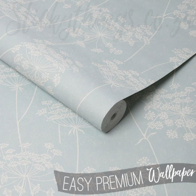 Roll of Floral Textured Embossed Wallpaper