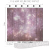 Size and Exact Graphics of Space with Star Constellation Wall Mural