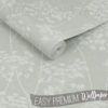 Roll of Textured Embossed Floral Wallpaper