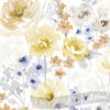 A close up of Watercolour Wild Flowers Wallpaper Mural