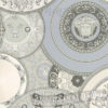 A close up of Luxury Versace Grey Wallpaper