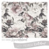 Customised Size of Muted Flowers Wallpaper