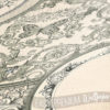 A close up of Versace Grey Plate Wallpaper