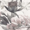 A close up of Vintage Floral Wallpaper Mural
