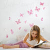 Watercolour Butterflies Wall Stickers on a white wall