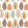 A close up of Scandinavian Leaves Wallpaper