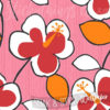 A close up of Scrubbable Flower Pattern Wallpaper