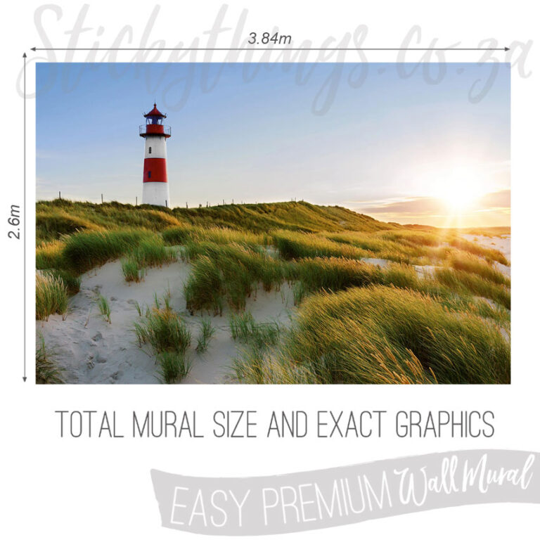 Size and Exact Graphics of Lighthouse Wall Art