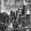 A close up of Midtown NYC View Wallpaper Art