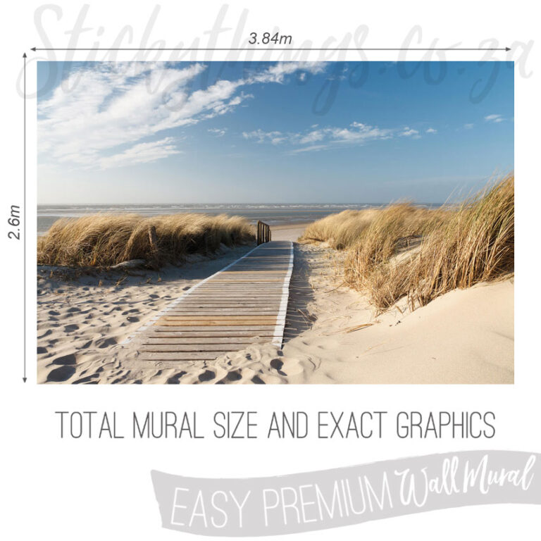 Size and Exact Graphics of On The Baltic Sea Wall Mural