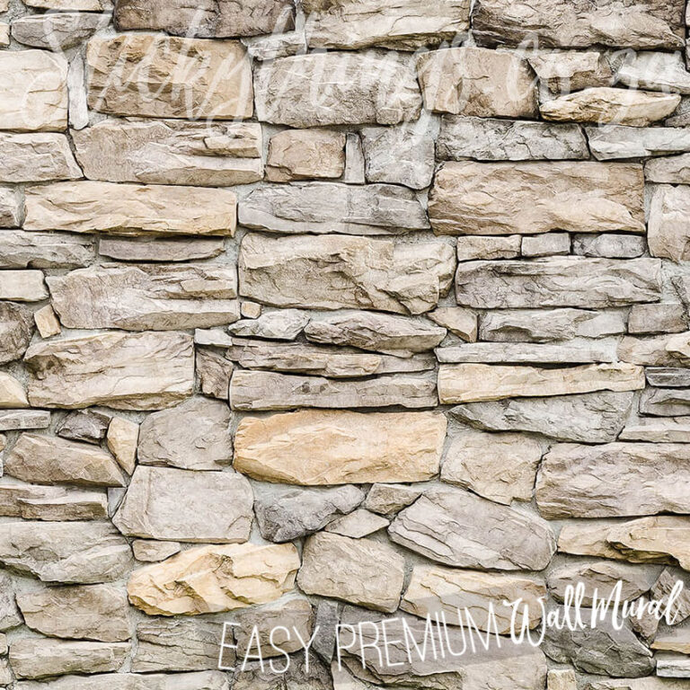 A close up of Stone Cladding Wall Mural