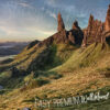 A close up of Old Man of Storr Landscape Photo Mural