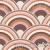 A close up of Geometric Terracotta Wallpaper