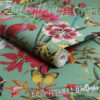 Roll of Green and Pink Tropicals Wallpaper