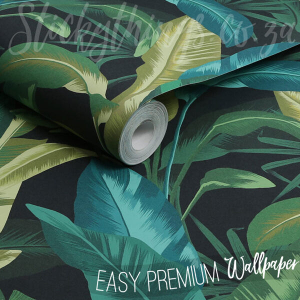 Roll of Lush Tropical Leaves Wallpaper