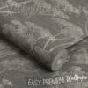 Roll of Textured Floral Wallpaper