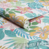 A roll of Pink and Yellow Florals Wallpaper