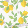 A close up of Green Leaves and Lemons Wallpaper