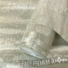 Roll of Metallic Sage Textured Wallpaper