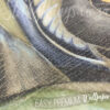 A close up of Grasscloth Texture PVC Free Wallpaper