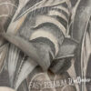 Roll of Grey Grasscloth Texture Wallpaper