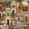 A close up of Moroccan Architecture Wallpaper Art