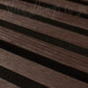 Brown realistic looking veneer in the Wood Slats of the Dark Walnut Acoustic Slat Wall Panel.