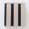 12cm Light Birch Acoustic Slat Panel Sample