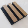 Side angle Product Shot of the Neutral Oak Acoustic Slat Panel Sample