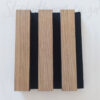 12cm Raw Oak Acoustic Slat Panel Sample